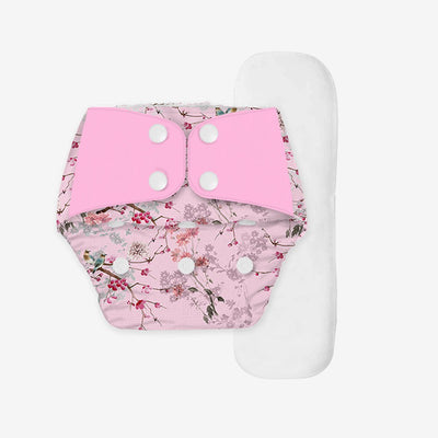 Blooming Dale Regular Diaper Freesize Reusable, Waterproof & Washable Cloth Diapers (Fits babies 5-17kgs)