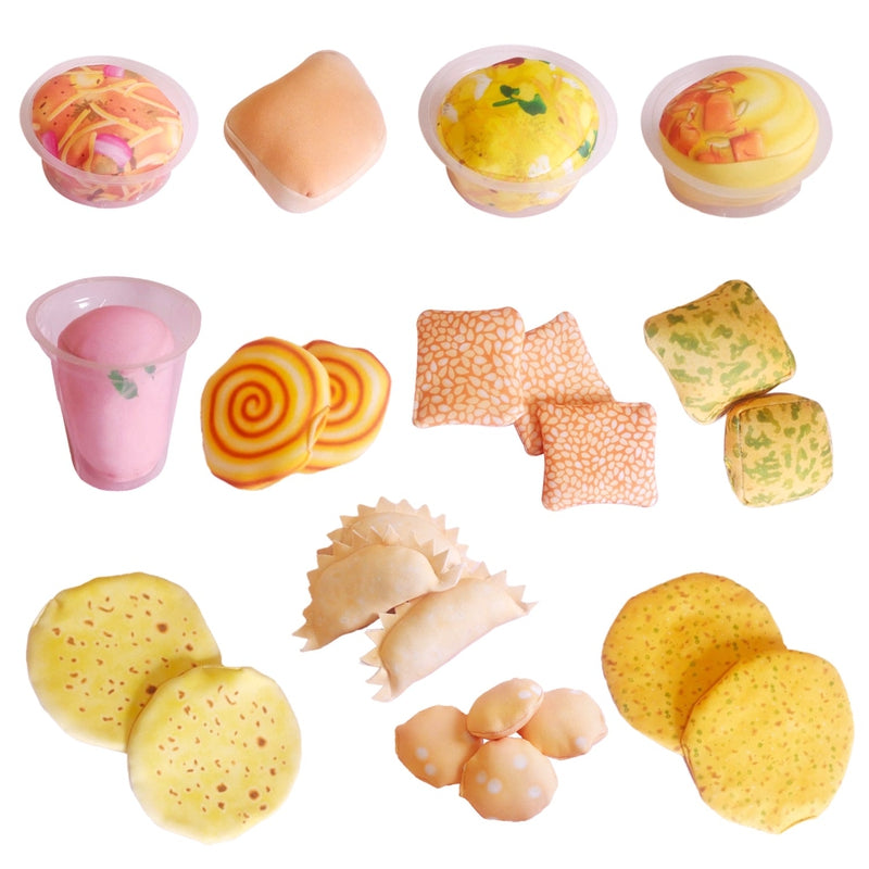 Maratha Samrat Thali - Maharashtrian Food Fabric Toys (23 Pcs)