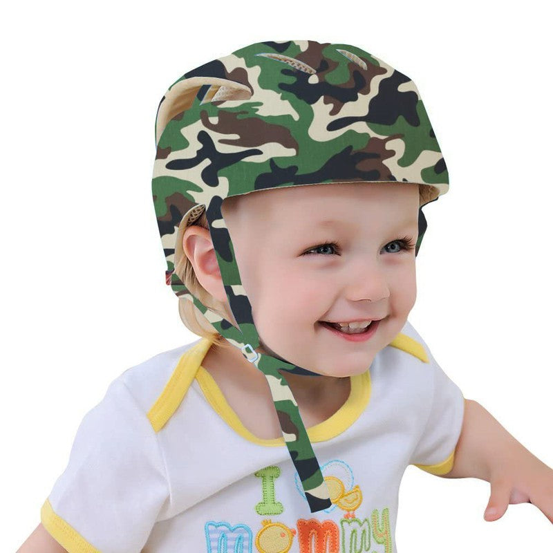 Baby Safety Helmet & Kneepads (Green)