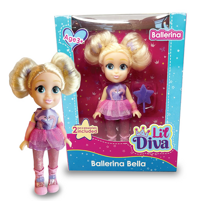 Li'l Diva Ballerina-Bella (6" Doll)