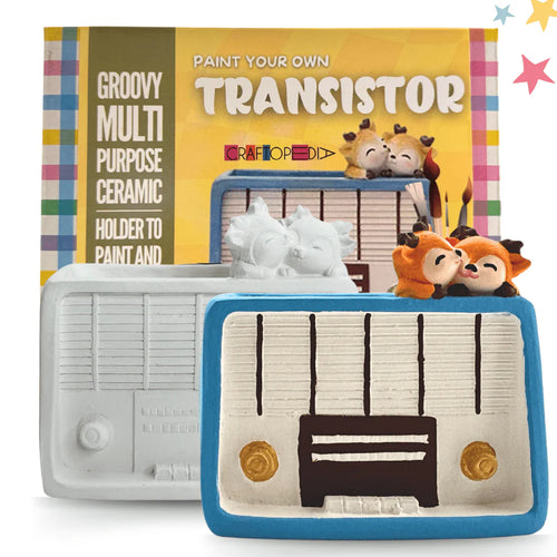 Craftopedia DIY Paint Your Own Retro Transistor