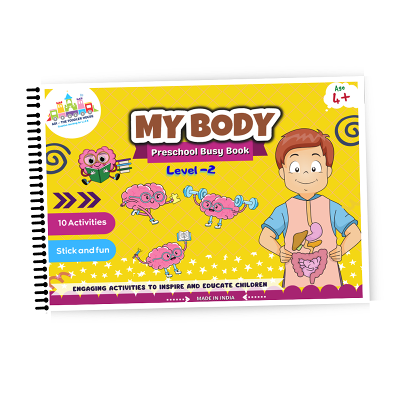 My Body Level 2 – Preschool Busy Book Binder