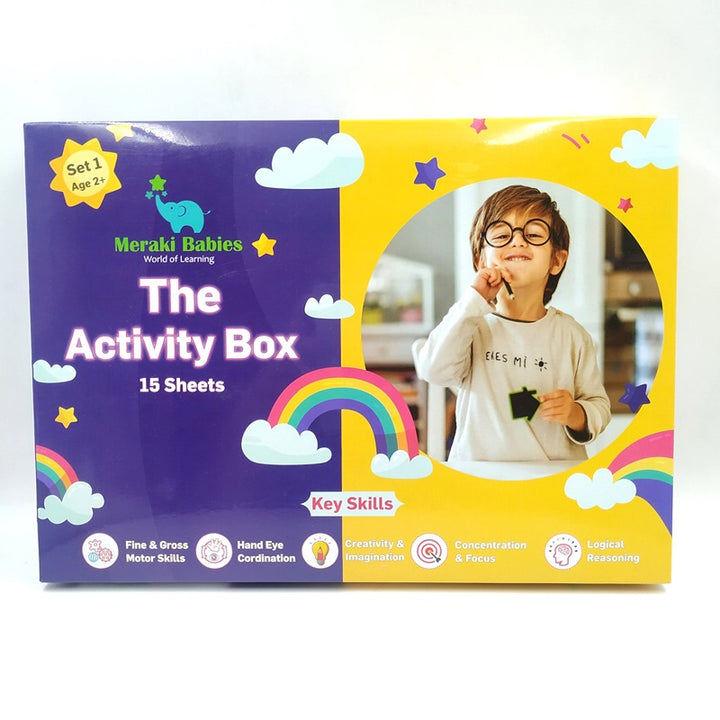 Kids Activity Box | 15 Sheets | Age 2+| Learning and Educational Toy