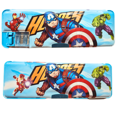 Pencil Box | Compass Box | Avengers | (Captain America with Sharpener Only)