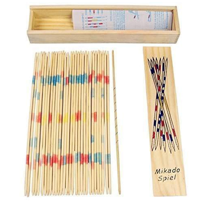 Mikado Sticks Game Wooden - 31 Pick Up Sticks