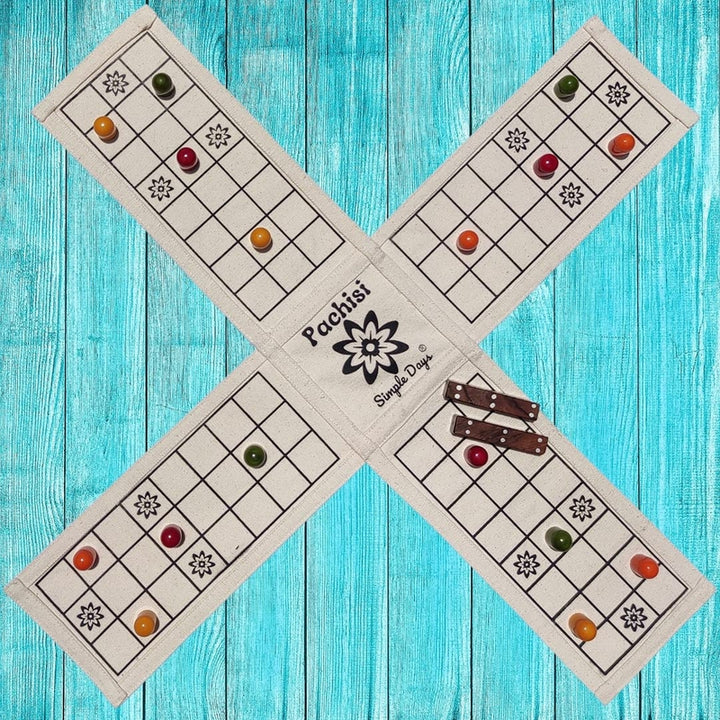 Ludo Indian Traditional Board Game Set (Pachisi | Pagade | Chaupad )