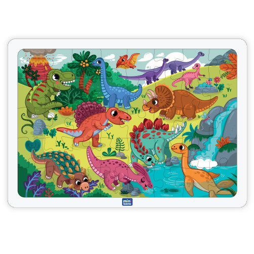 Dinosaurs 35 pieces wooden Jigsaw Puzzle