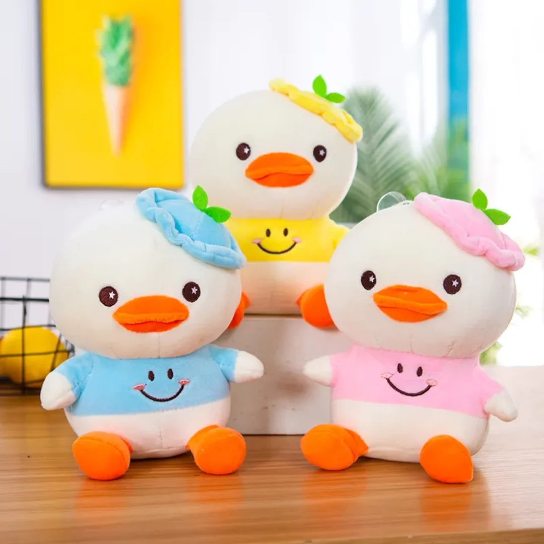 CuddleNest Duck Soft Toy - A Cute and Cuddly Companion - White