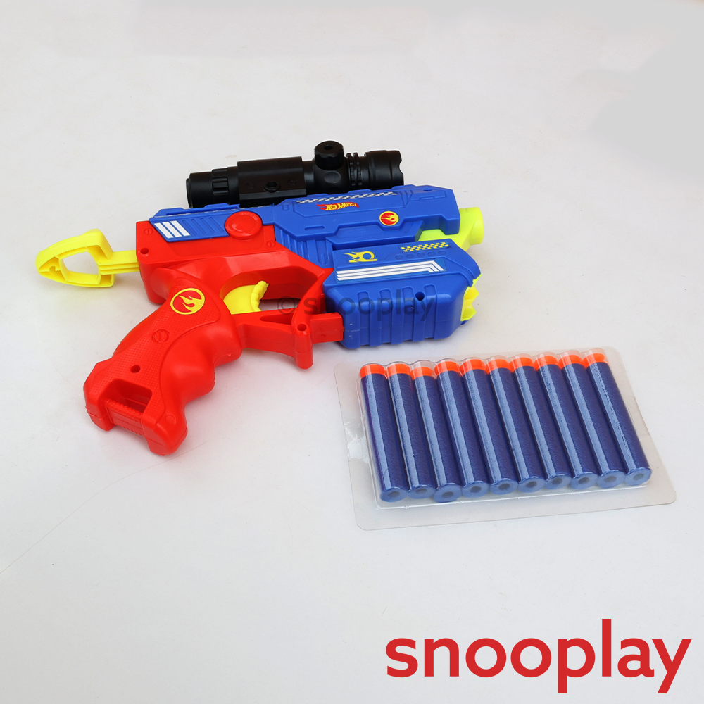 Hot Wheels Thunder Storm Blaster with Laser Pointer & 10 EVA Darts (4-8 Years)