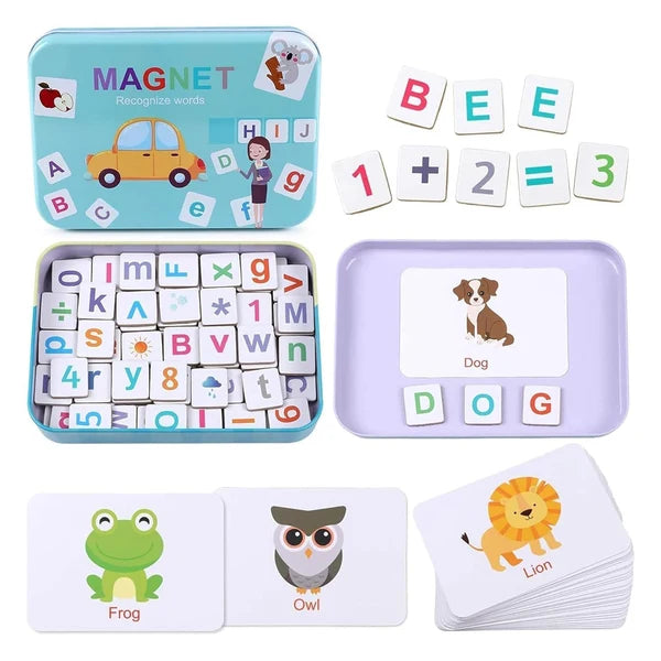 Kidology Magnetic Letters and Numbers Learning Set | ABC & 123 Educational Toy