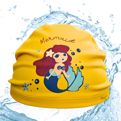 Cartoon Design Super Soft PU Swimming Cap for Kids | 4-14 Years