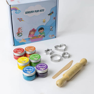 Playdough Fun Kit | Mini Clay Activity Box | 1 to 3 Years | Soft Scented Playdough