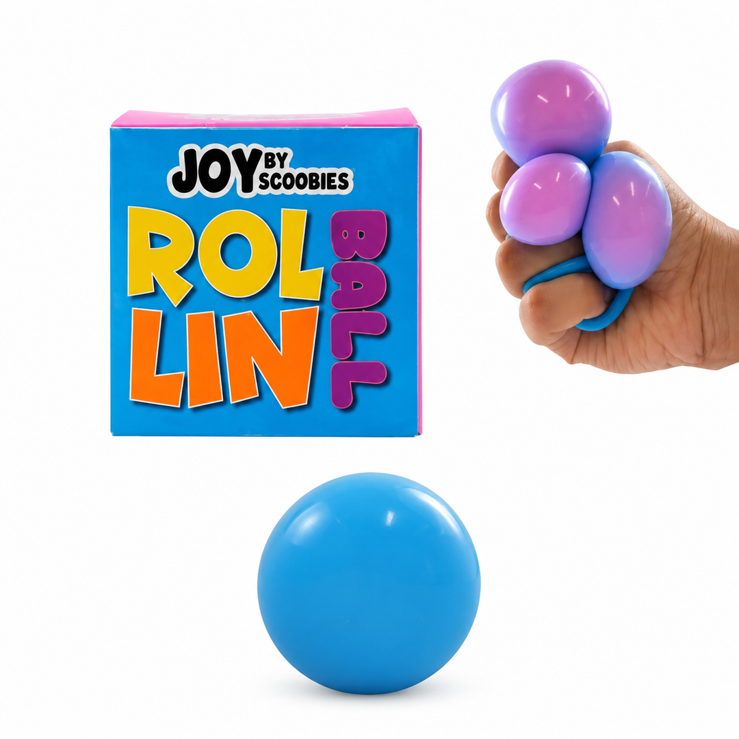Scoobies Rollin Ball – Color-Changing Squishy Stress Relief Toy for Kids & Adults | 1 Piece