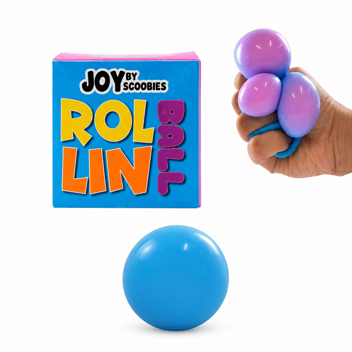 Scoobies Rollin Ball – Color-Changing Squishy Stress Relief Toy for Kids & Adults | 1 Piece
