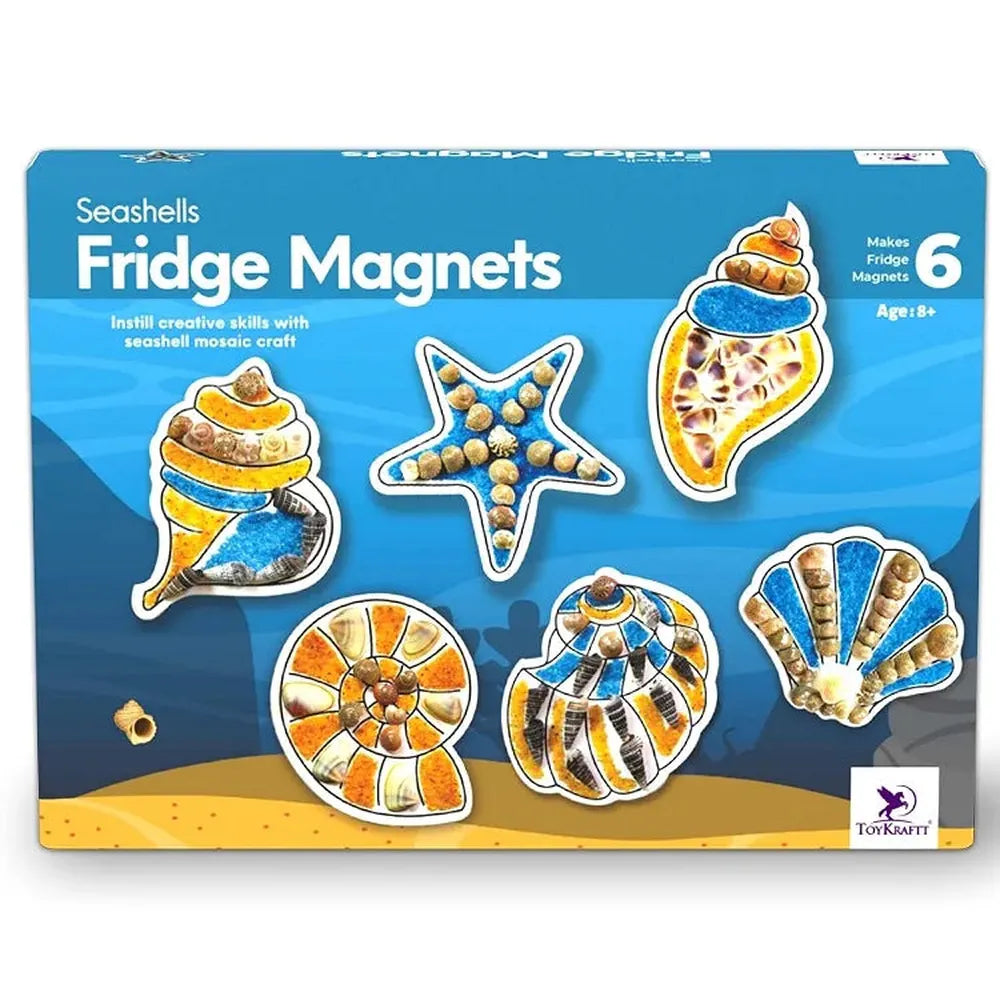 Toykraft Seashells Fridge Magnets DIY Art & Craft Kit