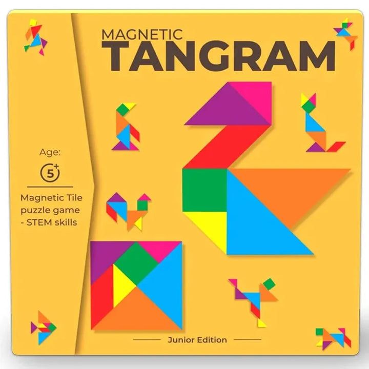 Toykraft Tangram Junior Magnetic Puzzle – STEM Skills & Problem-Solving