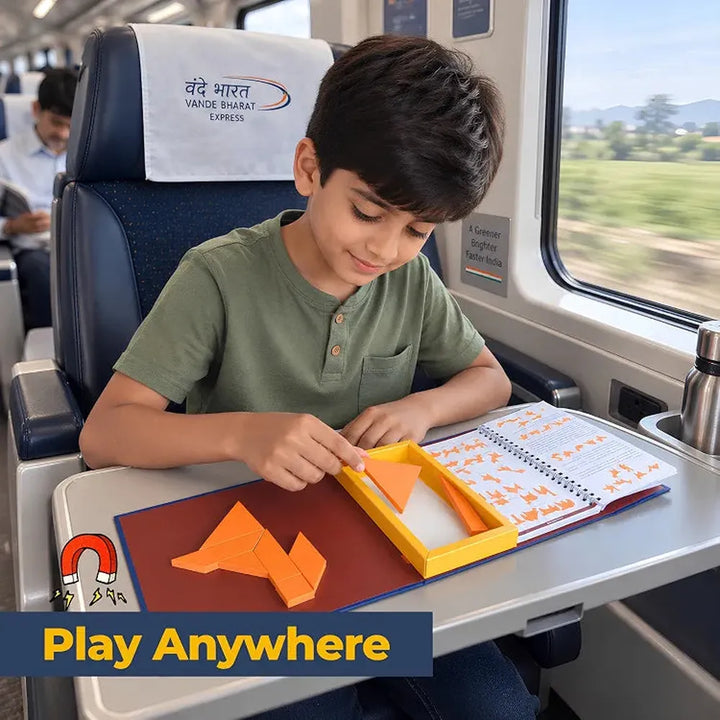 Toykraft Octagram Magnetic Puzzle Game – Critical Thinking & Creativity