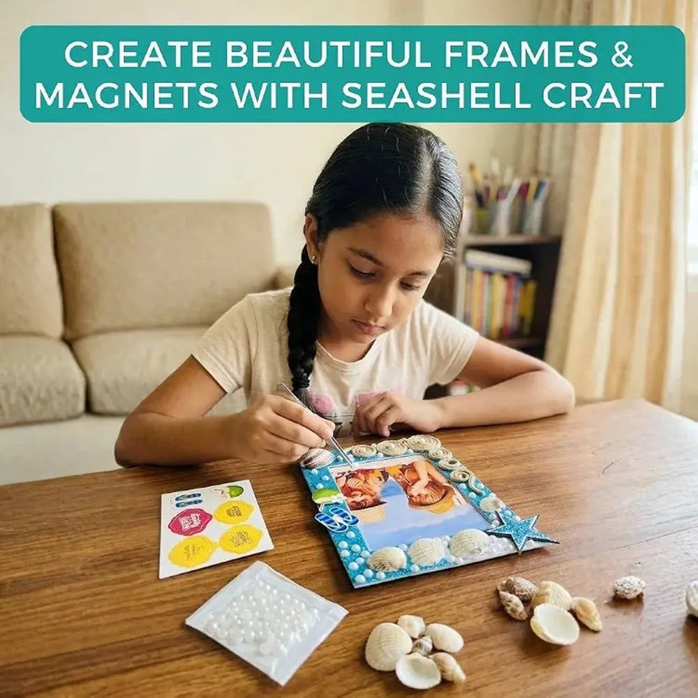 Toykraft Seashells Photo Frames DIY Art & Craft Kit
