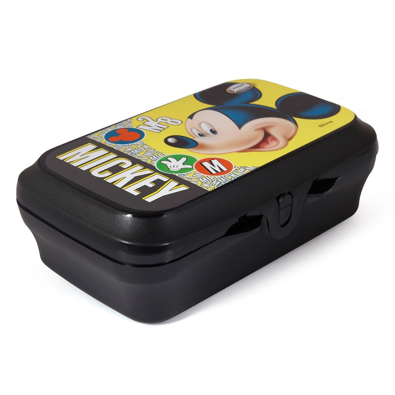 Original Licensed Disney Marvel Lunch box and Flipper & Premier Cartoon Water Bottle - Mickie Mouse