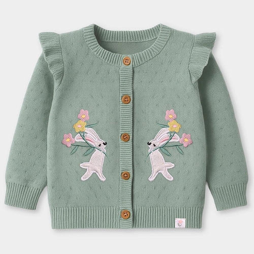 Mi Arcus Stylish Fine Knit Sweater - Button Opening