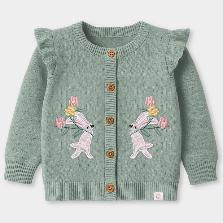 Mi Arcus Stylish Fine Knit Sweater - Button Opening