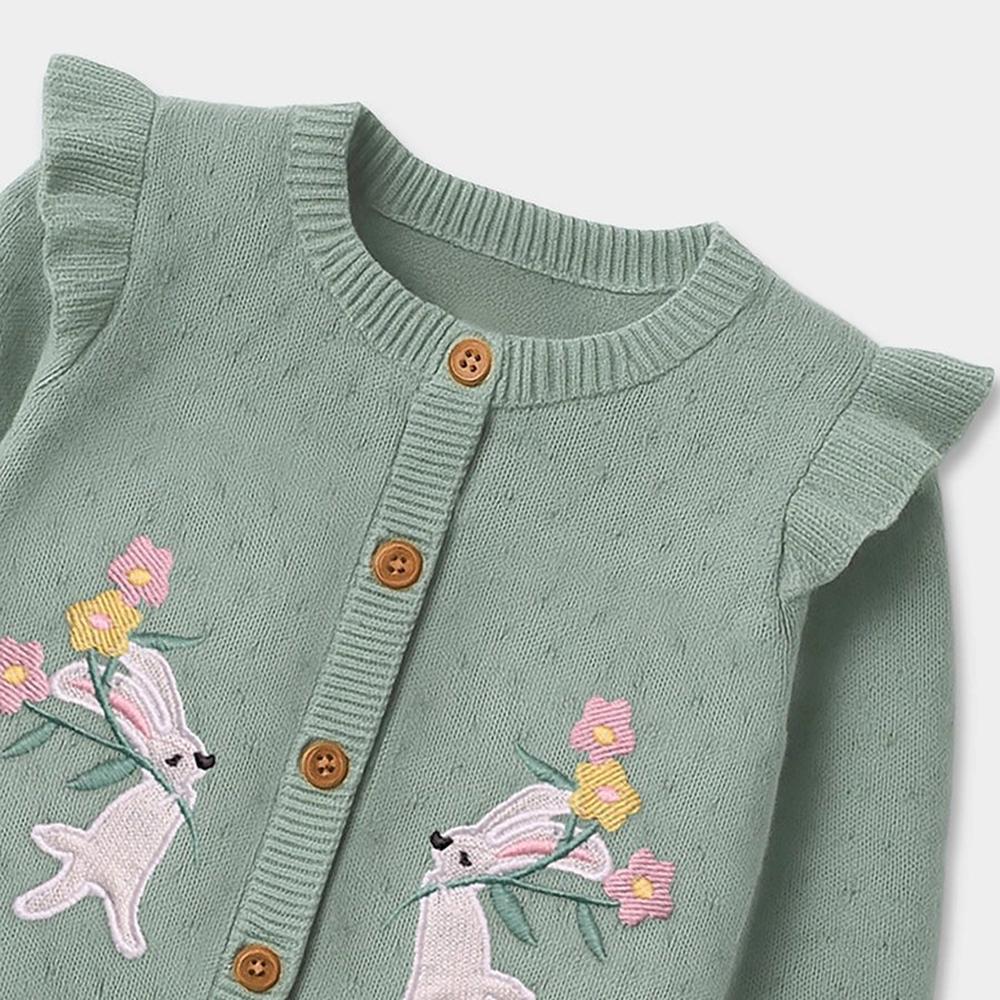 Mi Arcus Stylish Fine Knit Sweater - Button Opening