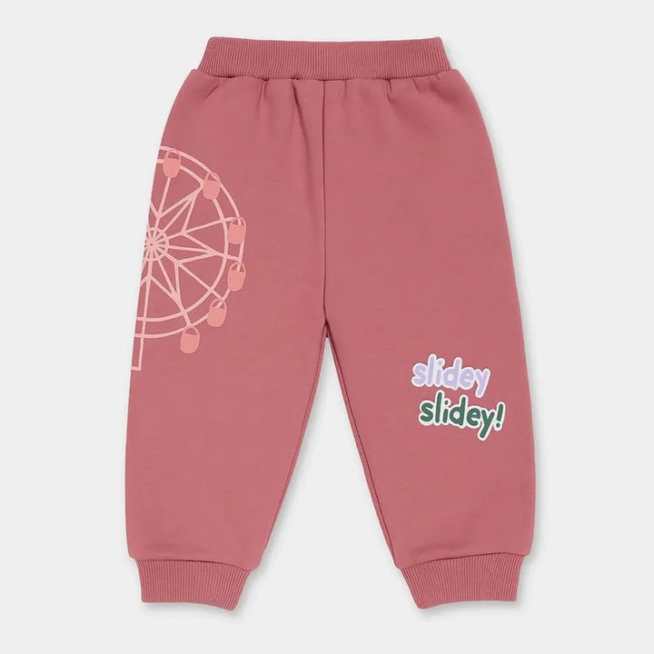 Mi Arcus Blended Fleece Pink Jogger