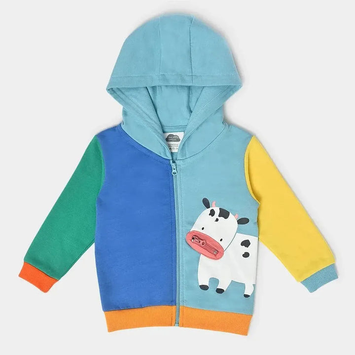 Mi Arcus Cotton Fleece Jacket - Full Sleeves