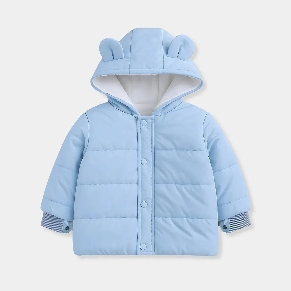 Mi Arcus Ns Jacket with Ribbed Cuffs, 3D Ear Hood & Detachable Mittens