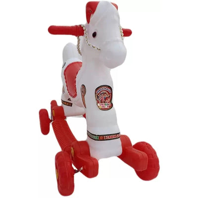 Ride-on Little Pony Horse (Red and White)