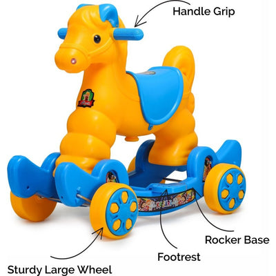 Horse Rideons & Wagons (Blue, Orange)