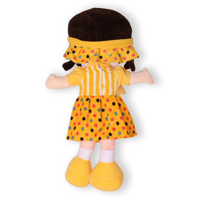 2.5 Feet Yellow Super Soft Stuffed Huggable Girl Winky Doll | Washable