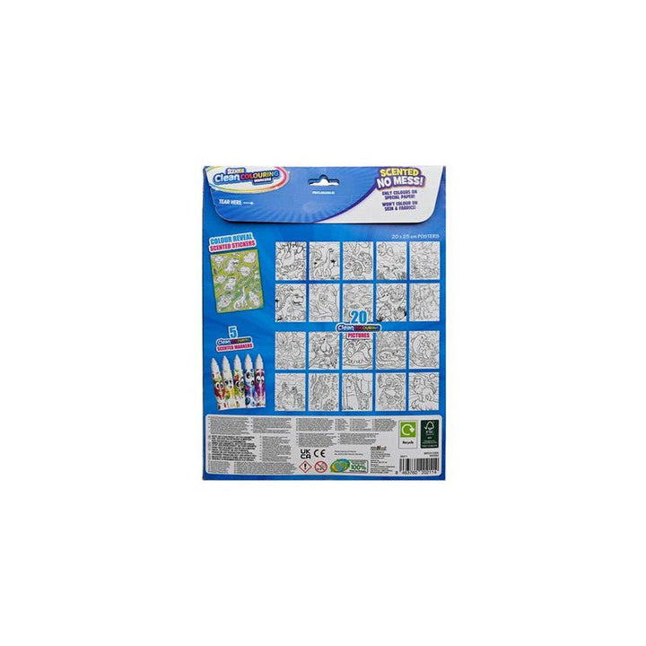 Scentos Clean Colouring Markers - Adventure (6-15 Years)