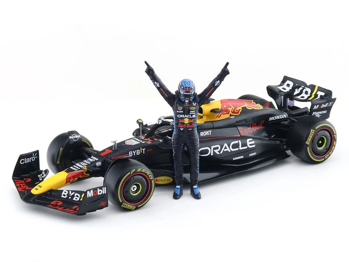 Bburago Original Oracle Red Bull Racing RB20 F1 2024 ( MV1) Licensed Diecast Car with Driver Figurine | 1:24 Scale Model (14 Years Till Grown Ups)