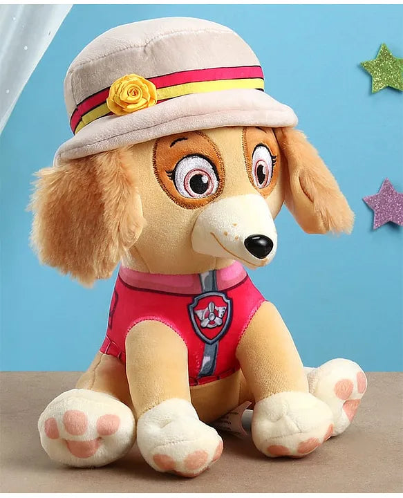 Original Skye with Hat Soft Plush Toy - 25 cm Paw Patrol Puppy Soft Toy