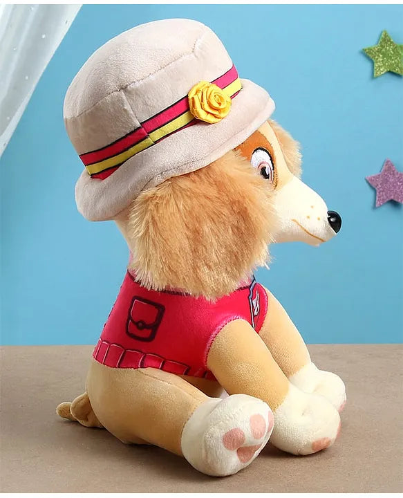 Original Skye with Hat Soft Plush Toy - 25 cm Paw Patrol Puppy Soft Toy