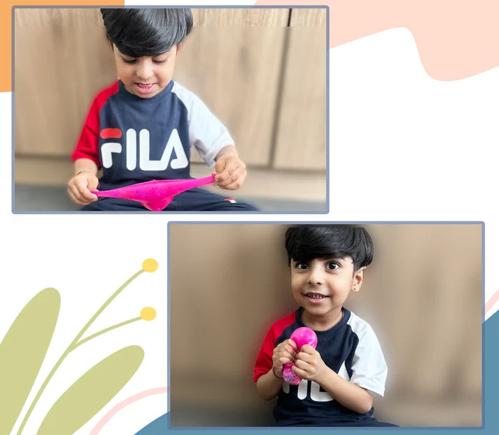 Scoobies Beady Bear – Soft Squishy Stress Relief Toy for Kids | Sensory Fidget Toy