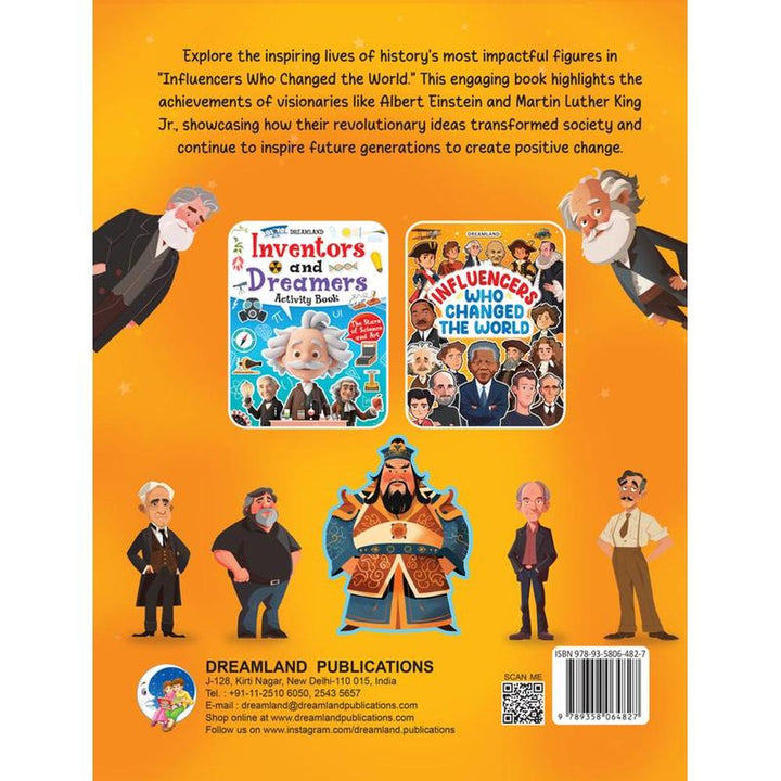 Dreamland Publications Influencers Who Changed the World: Inspiring True Stories of Real Heroes Book (6-12 Years)