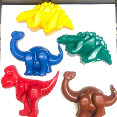 Jumbo Dinosaur Crayons - Set of 5