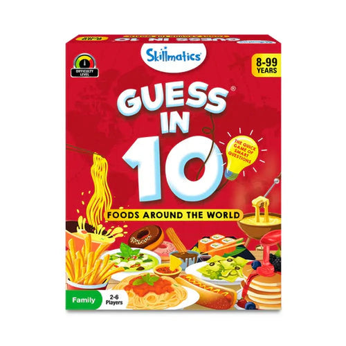 Skillmatics Guess in 10 Card Game - Foods Around The World