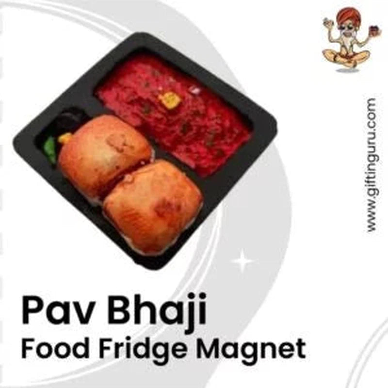 Pav Bhaji 3D Miniature Food Fridge Magnet