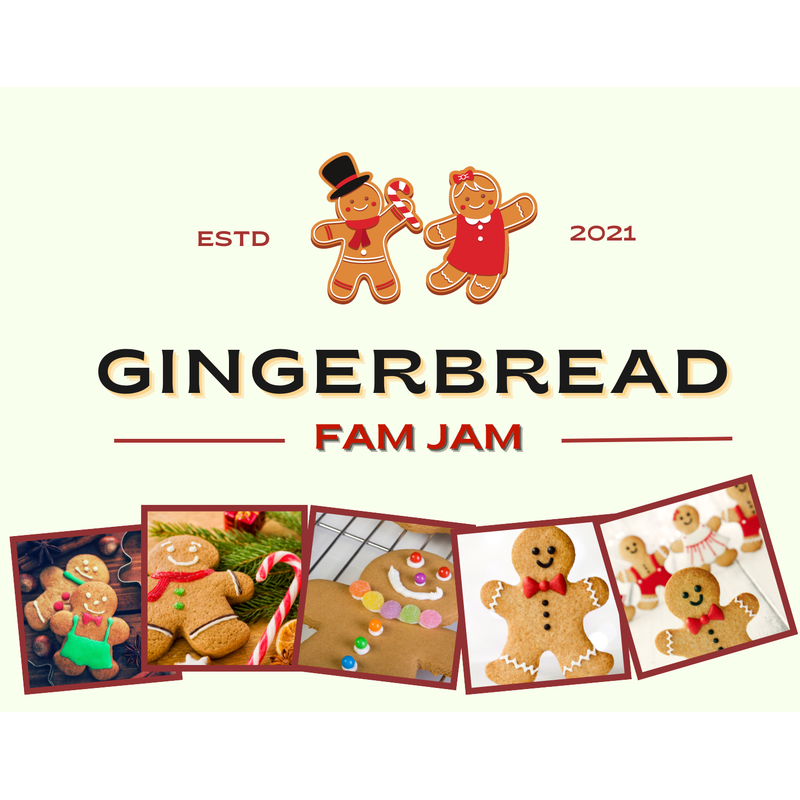 Gingerbread Fam Jam (House of Cookie Kit) | COD Not Available