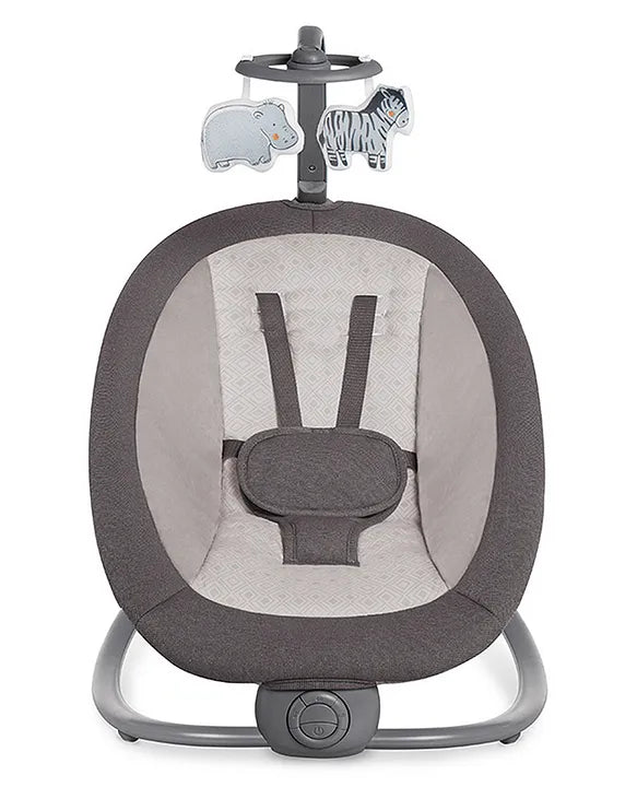 Mastela Fold Up Rocker Seat | 2 Position Recline, Removable Toy Bar, Music & Vibration