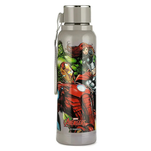 Cello Puro Steel-X Benz Icon Insulated Water Bottle - 530ml | Grey
