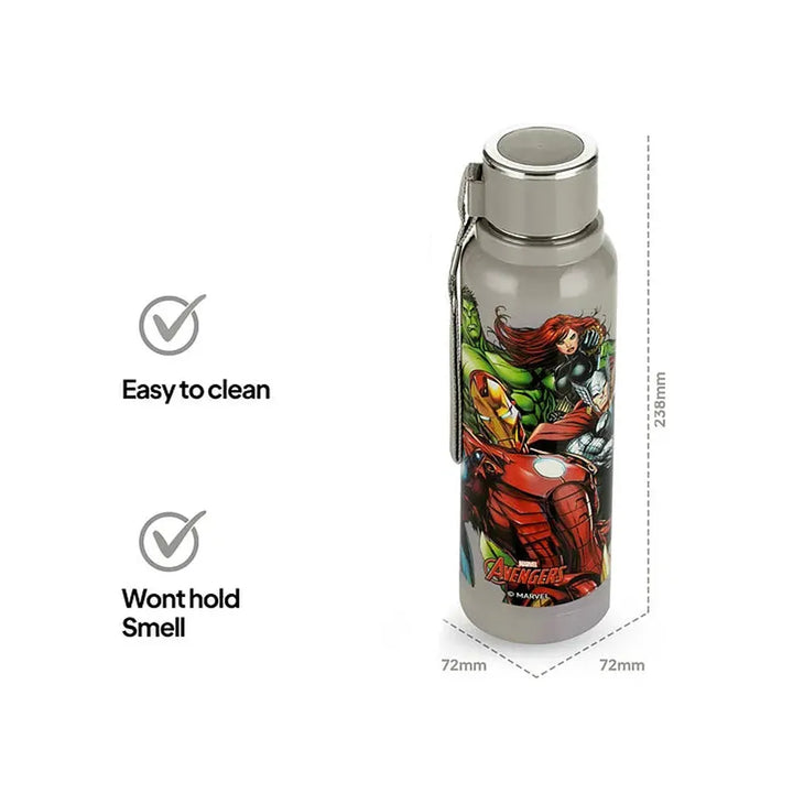 Cello Puro Steel-X Benz Icon Insulated Water Bottle - 530ml | Grey