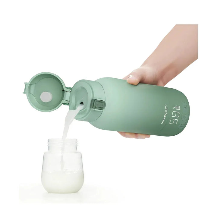 Momcozy Sterilizers & Warmer Portable Breast Milk & Water Warmer | Green