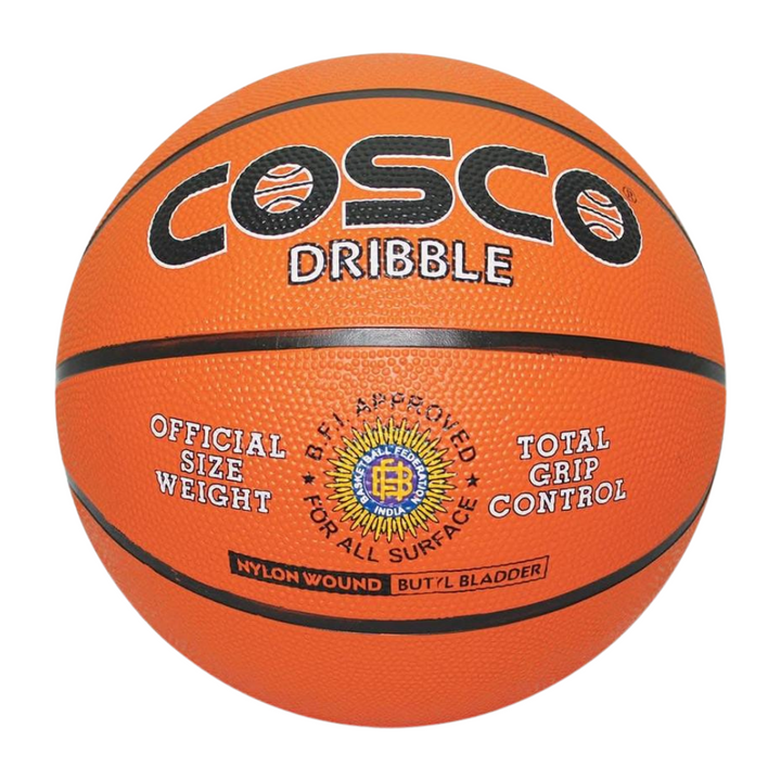 Cosco Basketball Dribble Size 6 - Enhanced Grip Rubber Ball - 13023 (12-14 Years)