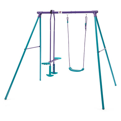 Metal Single Swing and Glider Set (COD Not Available)