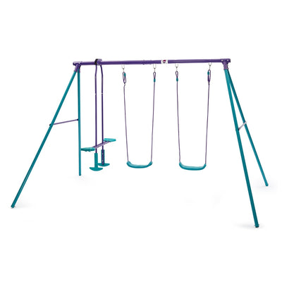 Metal Jupiter Double Swing and Glider Set (COD Not Available)