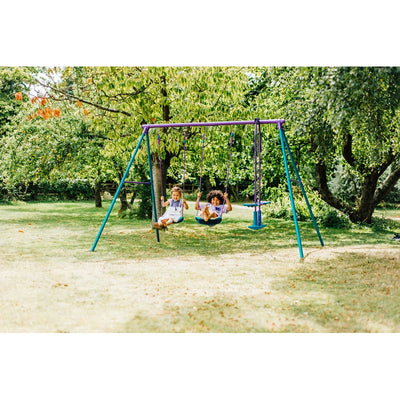 Metal Jupiter Double Swing and Glider Set (COD Not Available)